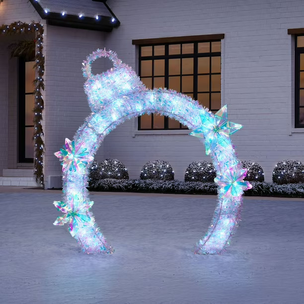 Member's Mark 48" Pre-Lit Iridescent Ornament Arch Décor | Sam's Club