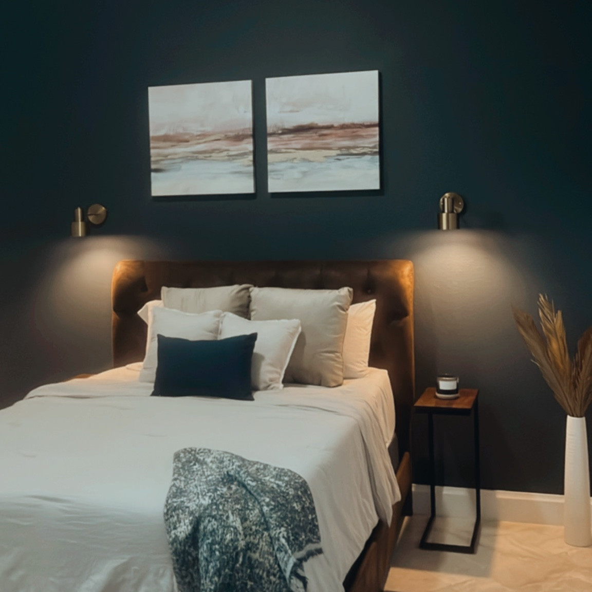 DIY No wire sconces for under $100! So easy and adds so much to the space! 

#LTKunder100