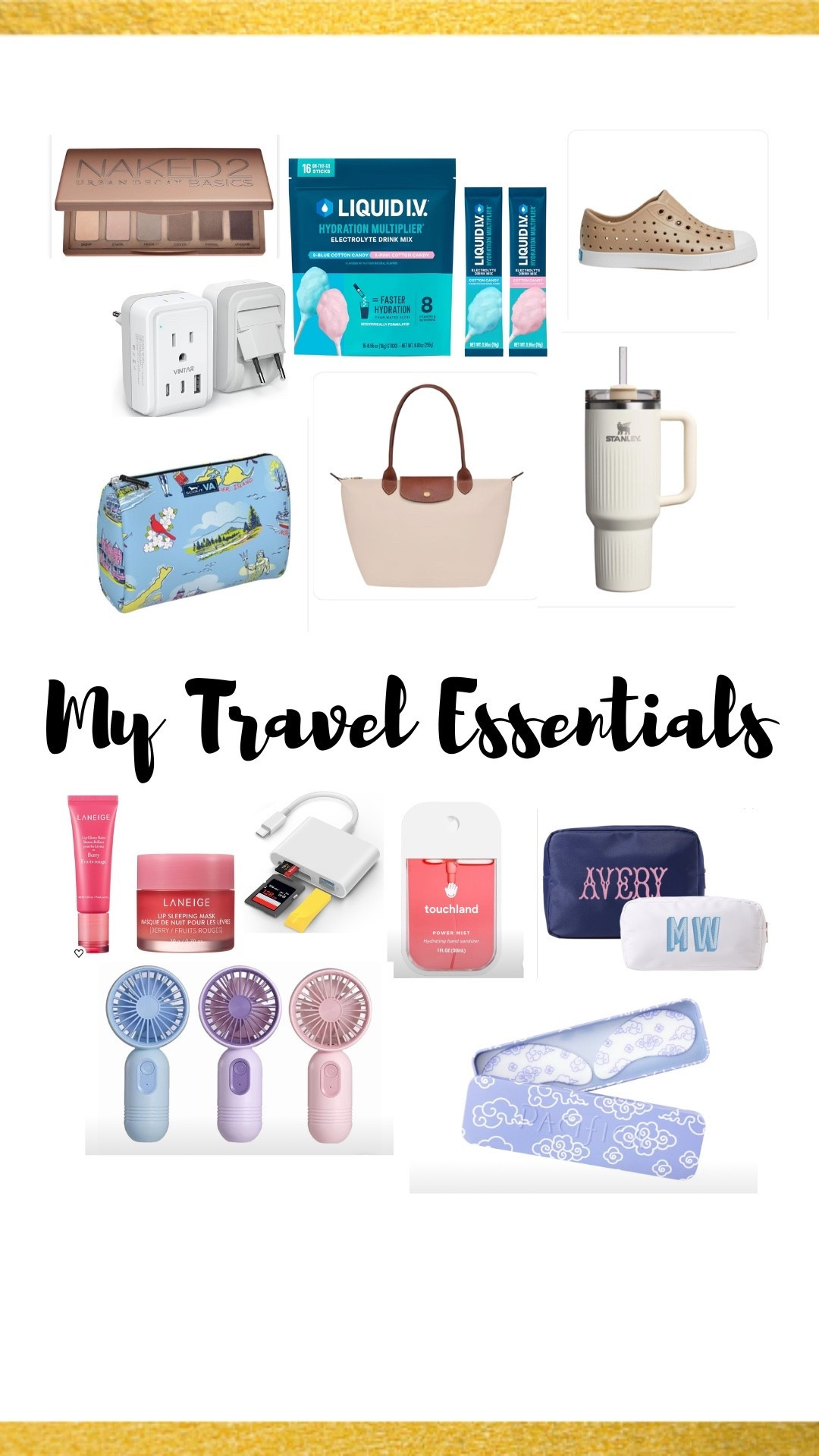 My travel essentials as someone who is in a busy travel season! 

#LTKdayinmylife #LTKselfcare #LTKTravel