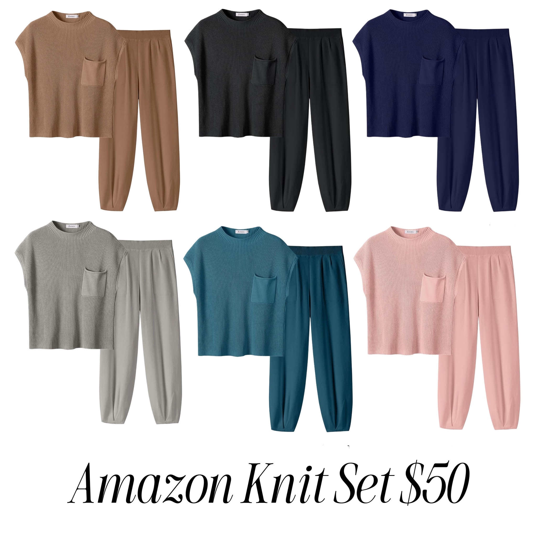 Fav matching set from Amazon that is perfect for every season. I love it especially for transitioning seasons right now. I love that it can be worn sporty or casual! So many color options and they’re all so flattering. The knit texture adds just enough detail. So cute for under $50!

#LTKFindsUnder50 #LTKWatchNow #LTKStyleTip