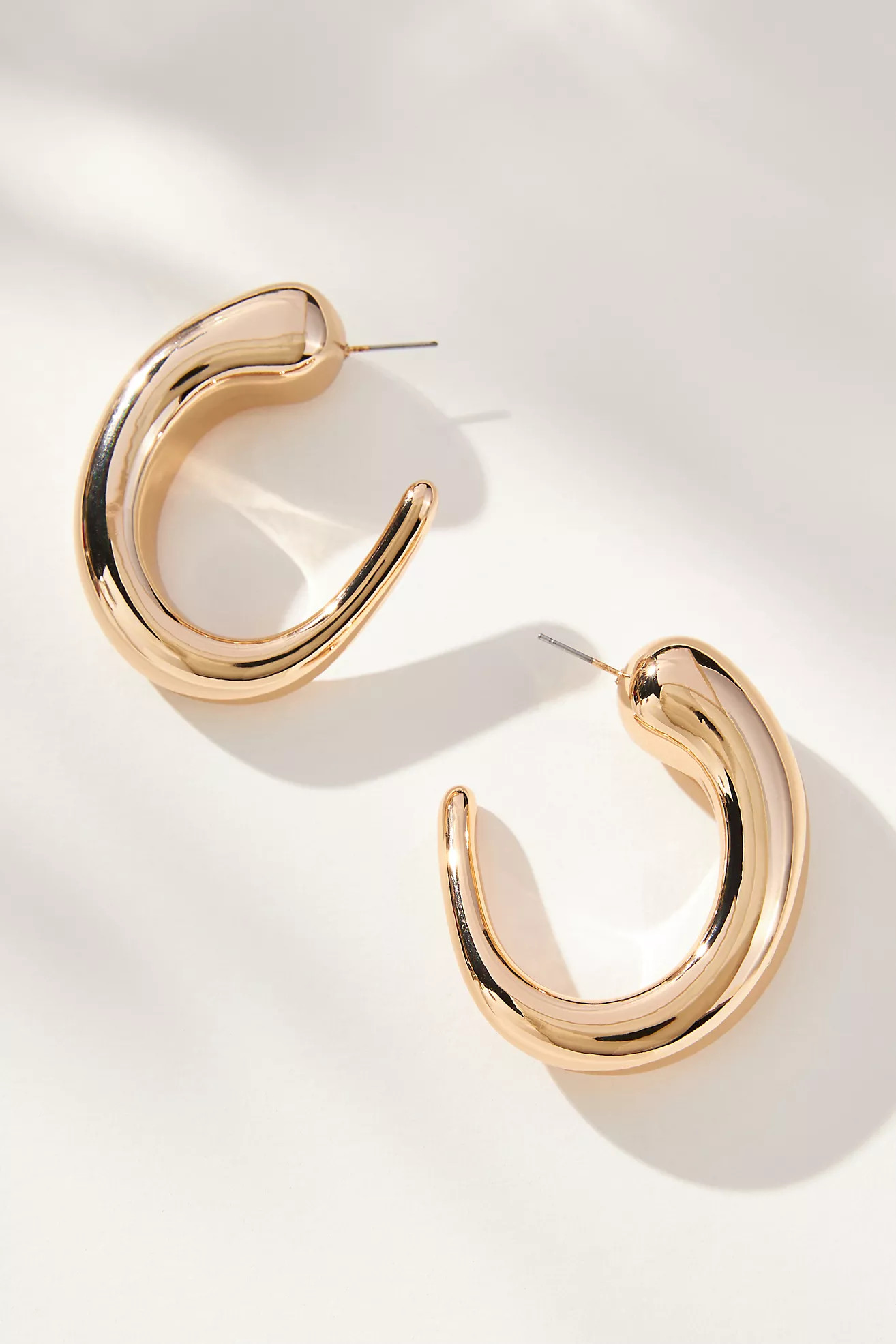 The Petra Serpent Huggie Earrings | Anthropologie (US)