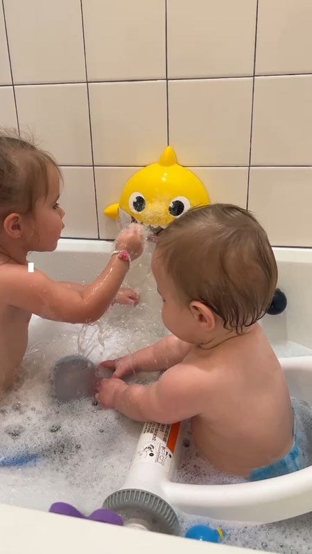 Double bath! Hacks & tricks 
Plus all of our bath play stuff! 

We use Tubbytodd hair & wash to bathe them with & for the bubbles you can find the save link on my Instagram link in bio! 

#LTKkids #LTKbaby