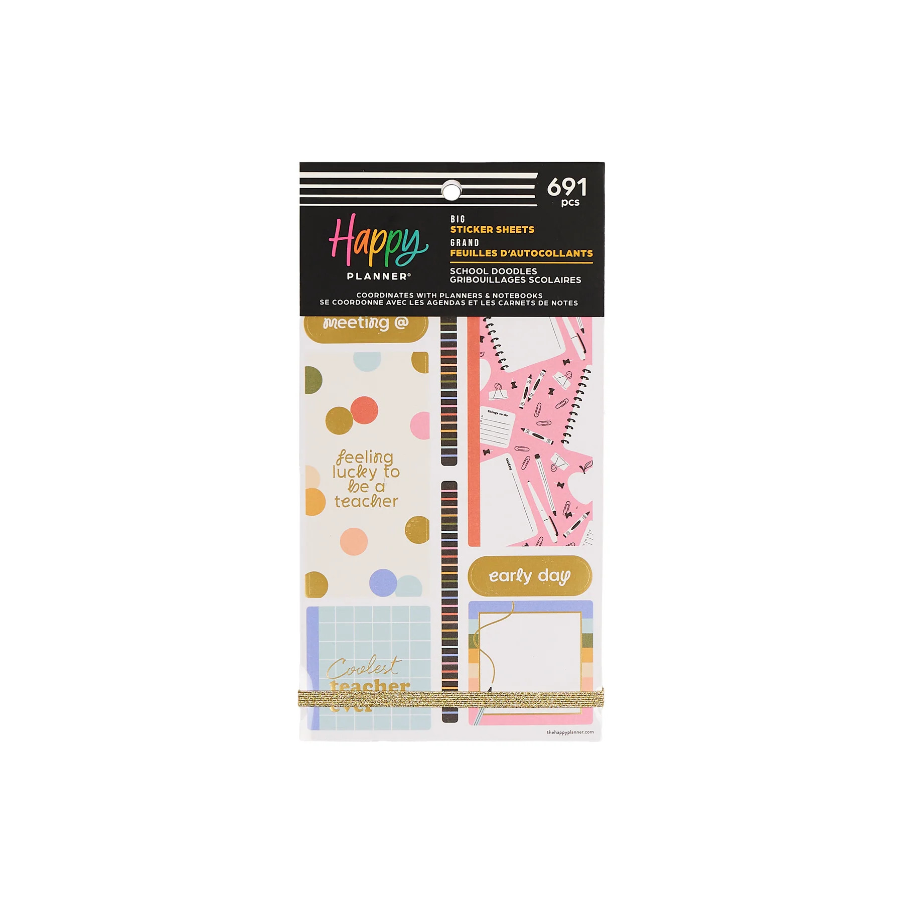 School Doodles - Value Pack Stickers - Big | Happy Planner