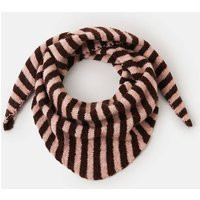 Accessorize Women's Knitted Striped Large Triangle Scarf - Brown Mix, Brown Mix | Marks & Spencer (UK)