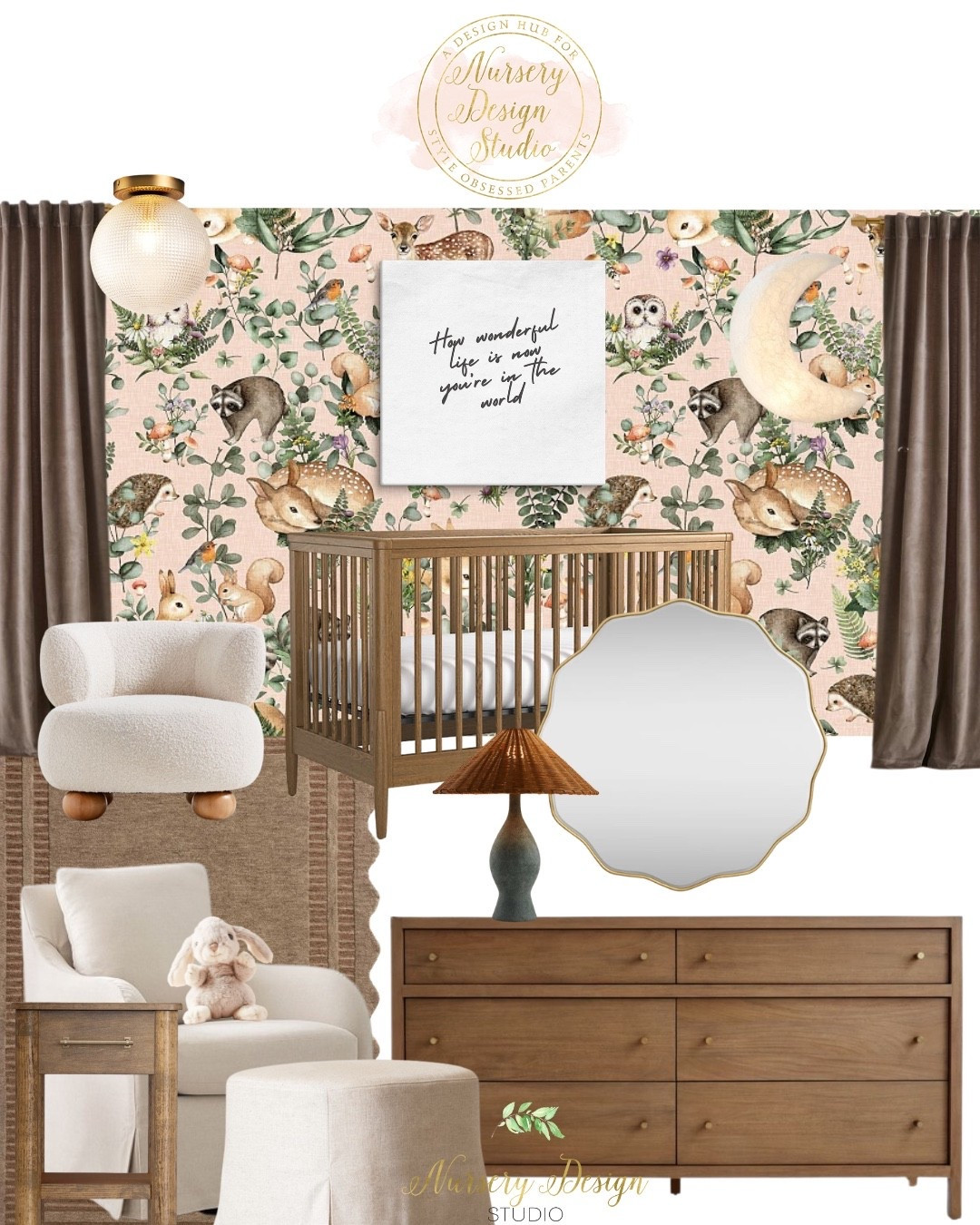 Woodland nursery inspiration 

Dark brown dresser, dark brown crib, brown rib, glider , nursery decor 

#LTKBump #LTKBaby #LTKstorytime