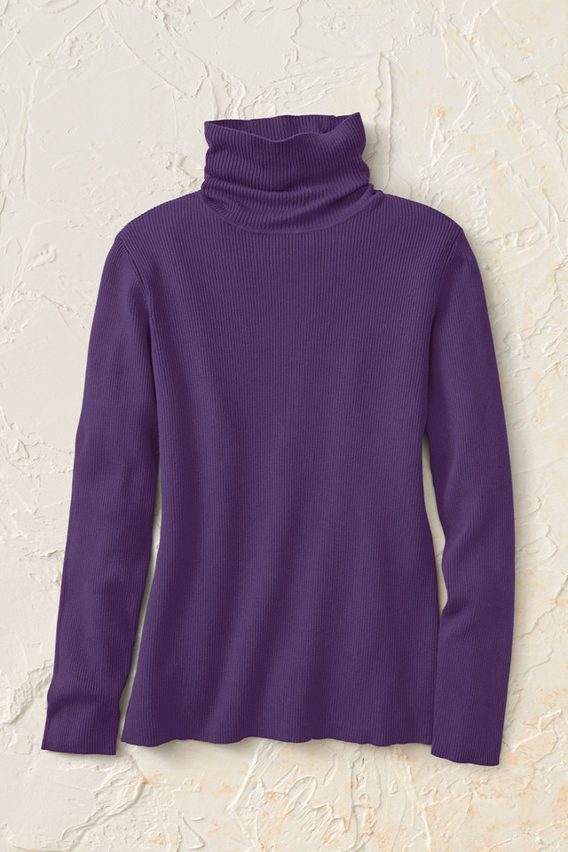 Ribbed Turtleneck Sweater | Coldwater Creek