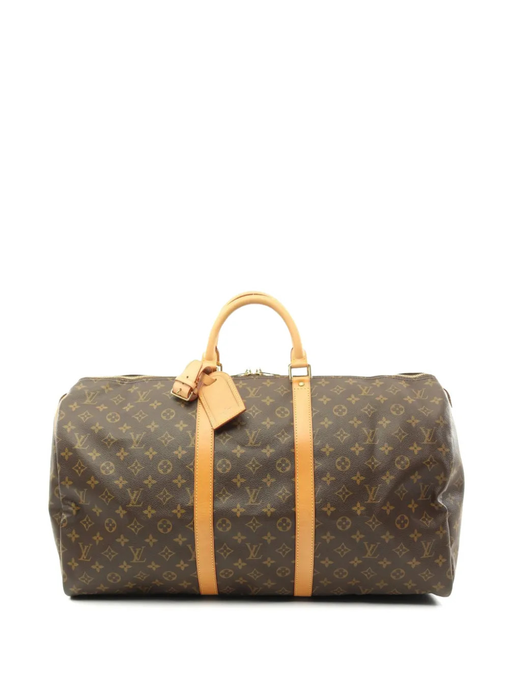 Louis Vuitton Pre-Owned 1997 Keepall 55 Duffle Bag | Brown | FARFETCH UK | Farfetch Global