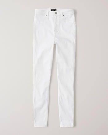 Womens High Rise Jean Leggings | Womens Bottoms | Abercrombie.com | Abercrombie & Fitch (US)