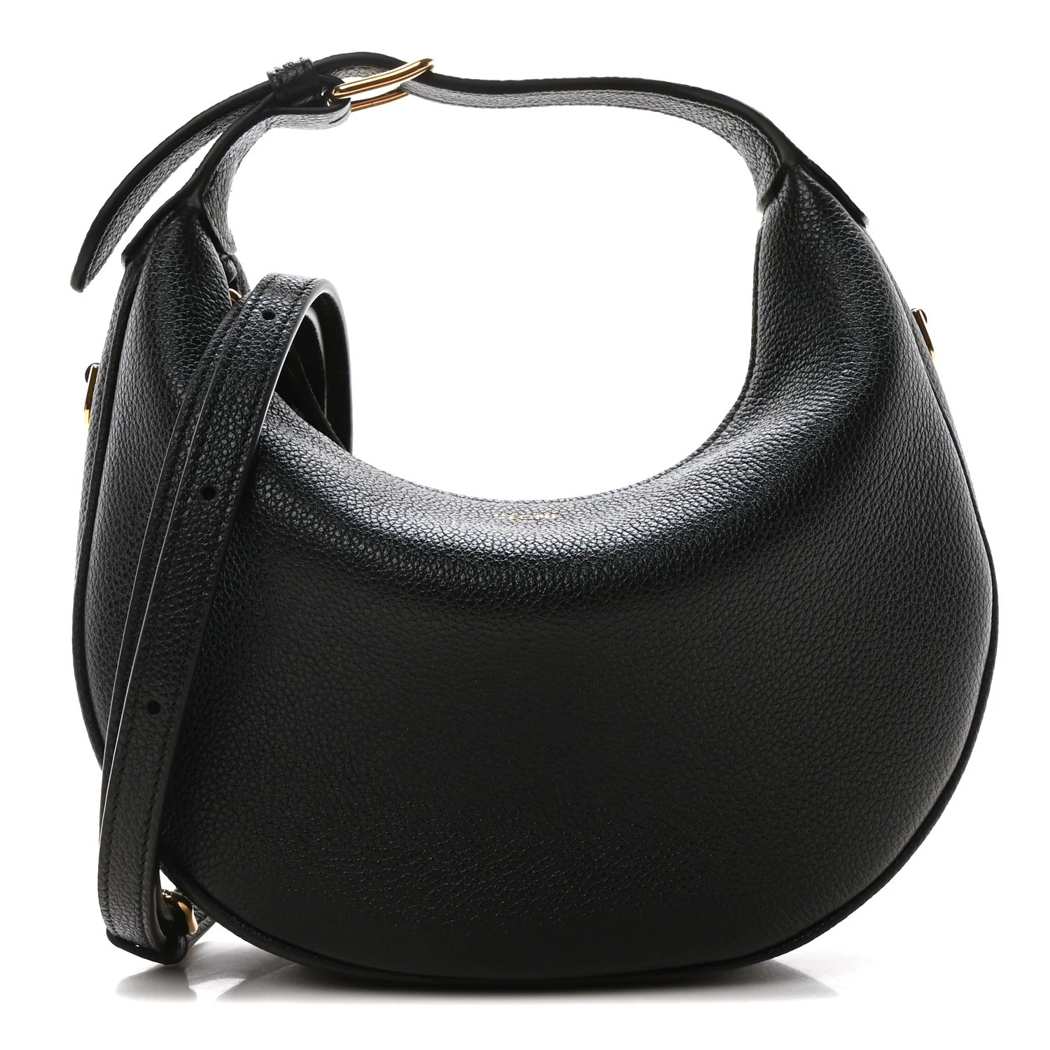 Celine Supple Grained Calfskin Teen Lulu Shoulder Bag Black | FASHIONPHILE (US)