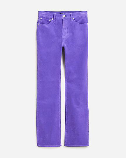 High-rise slim demi-boot pant in corduroy | J. Crew US