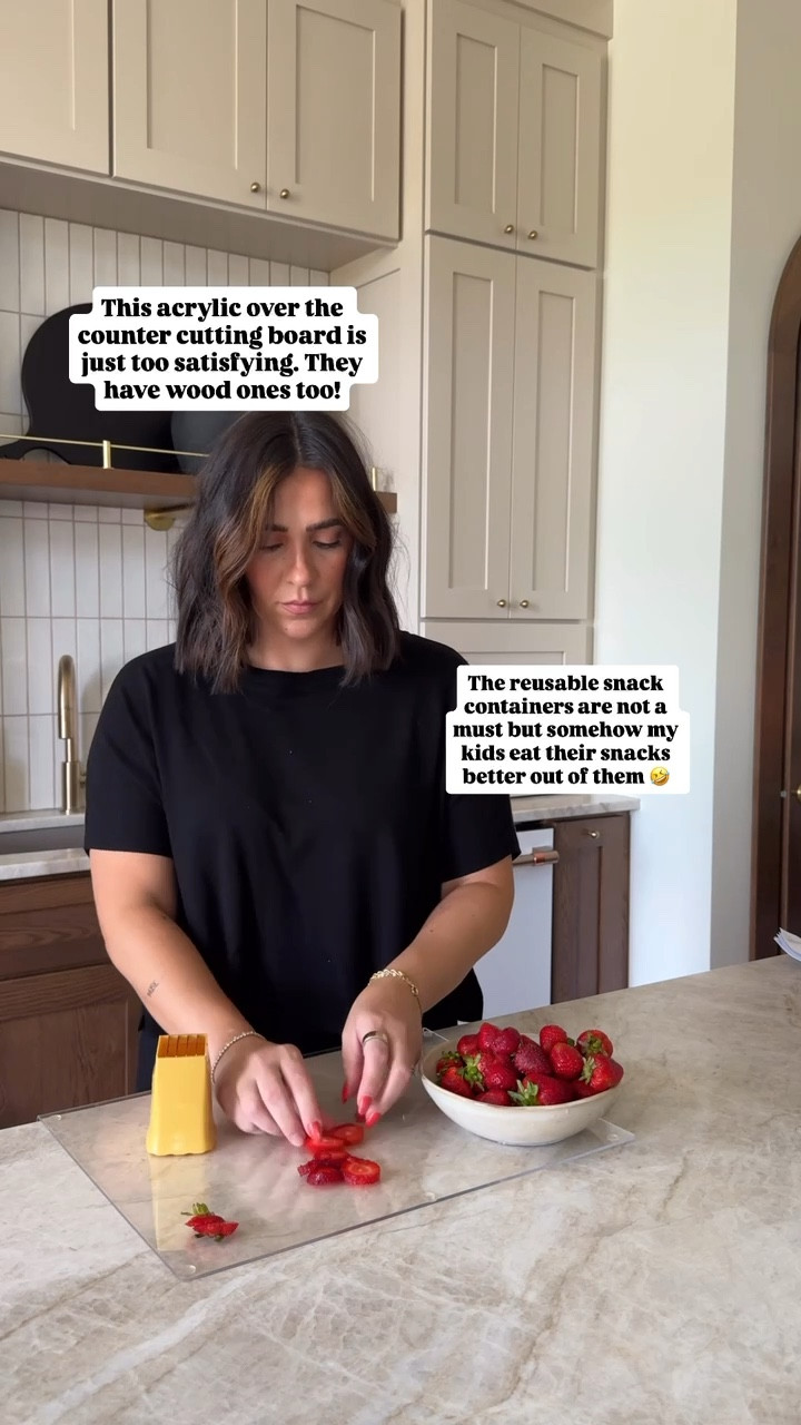 This acrylic cutting board is so aesthetic and functional! I love anything that makes packing school lunches easier or making snacks fun! 
#founditonAmazon #PrimeDay2025

Amazon Prime Day 2025, Amazon prime finds, Amazon home, Amazon kitchen finds 

#LTKHome #LTKSeasonal #LTKSaleAlert