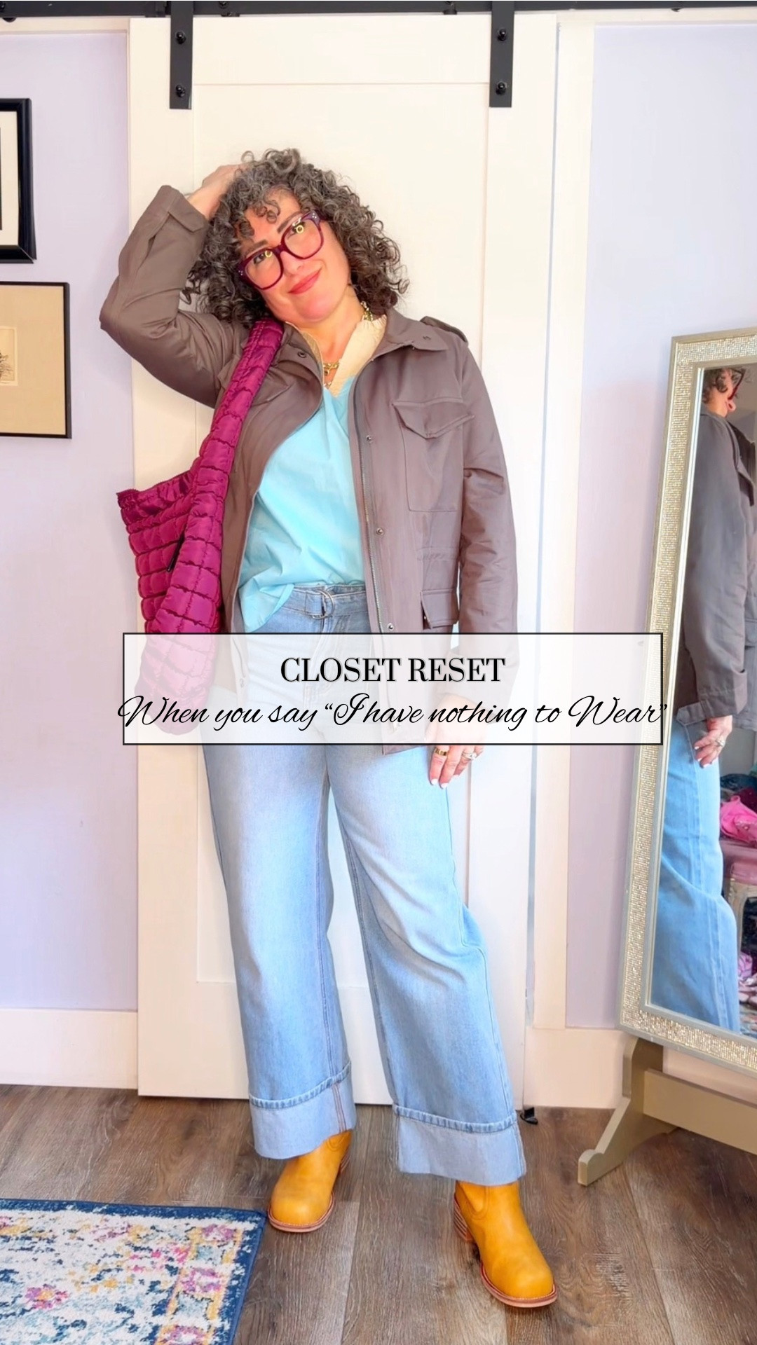 If you’ve ever said “I have nothing to wear” while staring at a closet full of clothes… welcome to the club 😂

Today’s dilemma▫️

✨ Look 1: Denim + Ruffle top = feminine, polished, and a little extra

✨ Look 2: Denim + graphic tee = casual, effortless, everyday

The real problem isn’t having clothes
It’s deciding which version of yourself is showing up today 💁🏻‍♀️

So help me out…

Are you Team 1 or Team 2?

Follow for more wearable outfit ideas, style inspiration, and fashion finds for women who want options—not rules

🔗 SHOP for LINK

#MidlifeFashionCreator
#FashionOver50
#StyleConfidence
#RealLifeStyle
#OutfitIdeasForWomen #LTKDenimStyle
#LTKCasualChic
#LTKEverydayOutfits
#LTKOver40Fashion
#LTKStyleInspiration