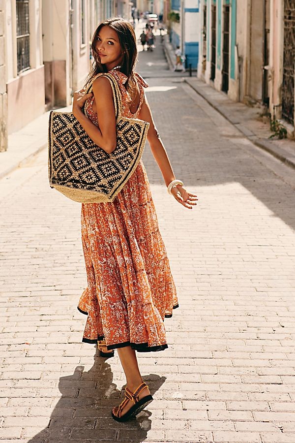 Kika's Printed Midi Dress | Free People (Global - UK&FR Excluded)