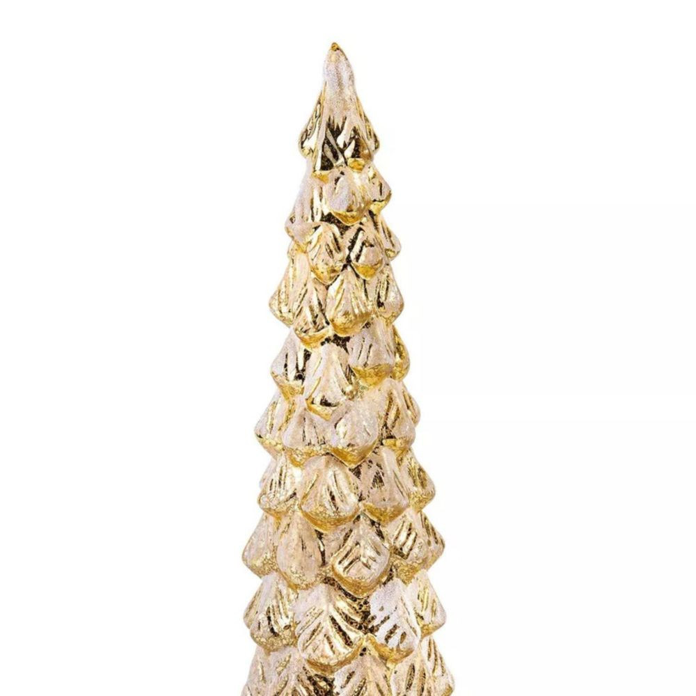 12"" LED Gold Glass Christmas Tree, Holidays Decor | Oriental Trading Company