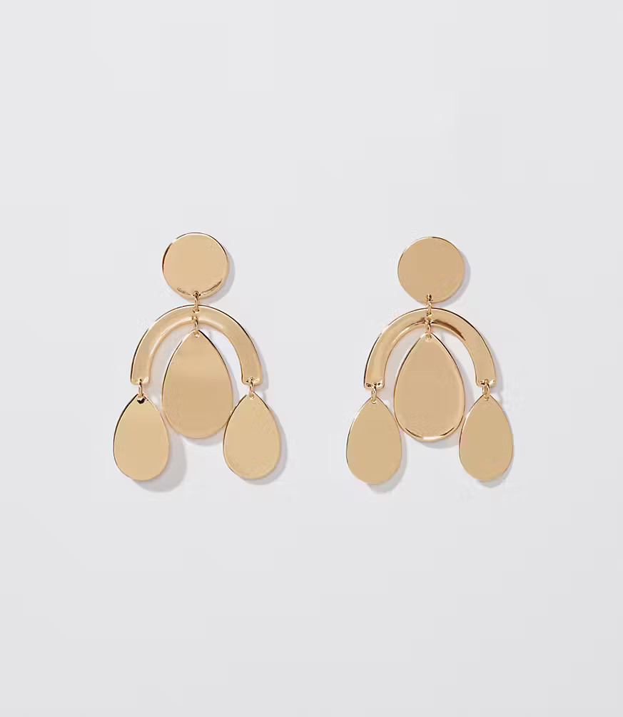 Modern Drop Earrings | LOFT