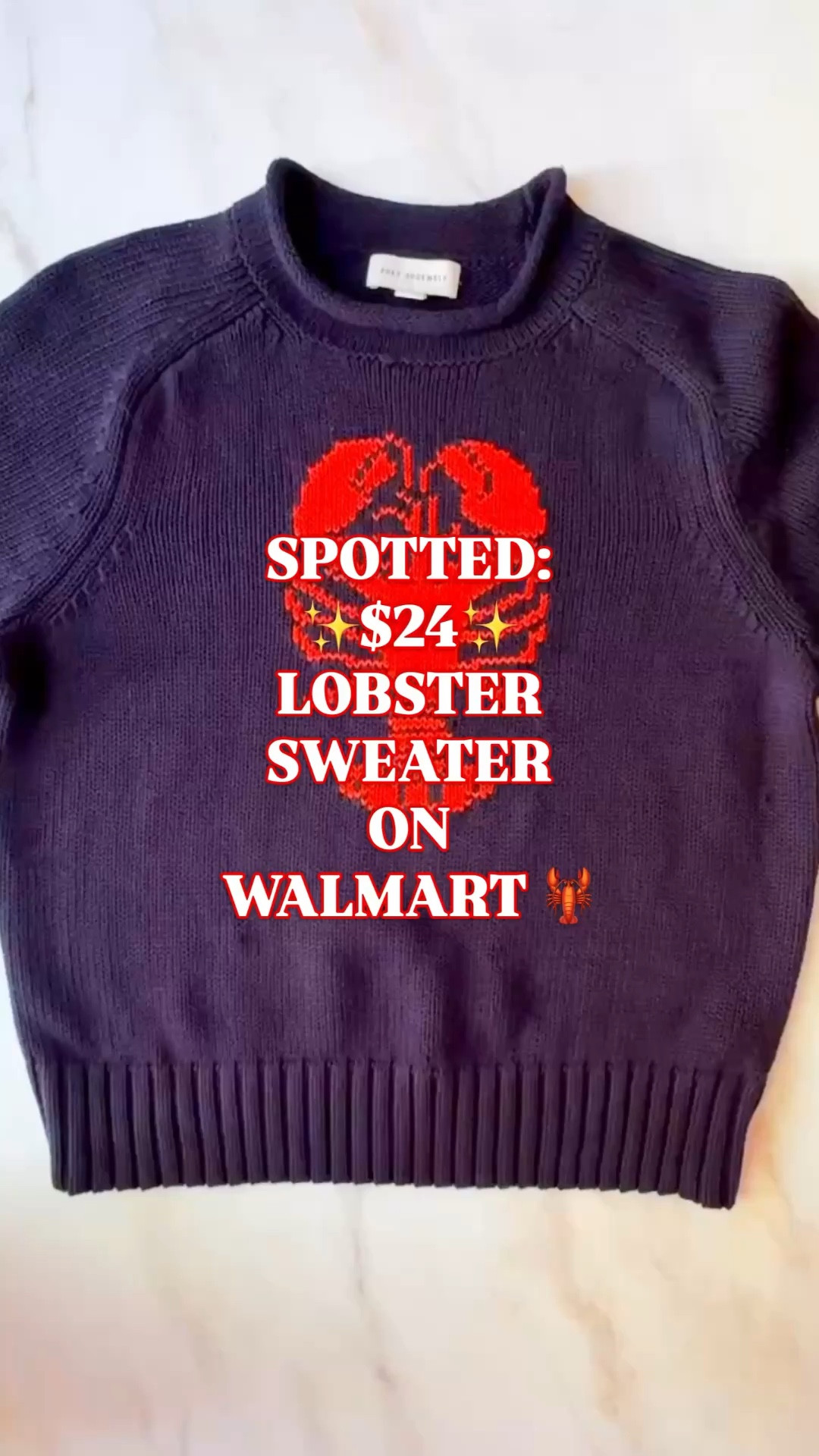 lobster sweater women | lobster print sweater | preppy summer sweater women | coastal style sweater women | nautical sweater women | Walmart style | Walmart finds | Vineyard Vines look for less | J.Crew look for less

Spotted: the $24 sweater that looks like it belongs in a New England summer catalog.

The navy knit. The bright red lobster. The rolled neck. The clean short sleeve shape. This is exactly the kind of piece women search for when they want that coastal preppy look without paying Vineyard Vines or J.Crew prices.

100% cotton, lightweight, breathable, and soft with enough structure to keep it looking polished. It is the kind of summer sweater that makes white denim, shorts, easy trousers, or a simple skirt look instantly more styled.

This is the sweater for:
• preppy summer outfits
• coastal style outfits
• nautical outfits women
• New England summer outfit women
• beach town outfits
• vacation outfits women
• Memorial Day outfits
• Fourth of July outfits

It gives that very specific East Coast summer energy. Nantucket. Cape Cod. Marina dinners. Lobster roll lunches. The graphic is playful, but the silhouette keeps it classic.

If you love Vineyard Vines, J.Crew, Ralph Lauren summer, and polished coastal dressing, this is such a good Walmart find.

lobster sweater women, lobster print sweater women, lobster graphic sweater women, preppy summer sweater women, coastal style sweater women, nautical sweater women, New England summer outfit women, beach town outfit women, Memorial Day outfit women, Fourth of July outfit women, patriotic sweater women, short sleeve sweater women, 100 cotton sweater women, Vineyard Vines look for less, J.Crew look for less, Walmart fashion finds, Walmart style women

#LTKFindsUnder50 #PreppyStyle #CoastalStyle #NauticalStyle #LookForLess #WalmartFinds #WalmartStyle #VineyardVines #JCrew #LobsterPrint

#LTKootd #LTKTravel #LTKSeasonal