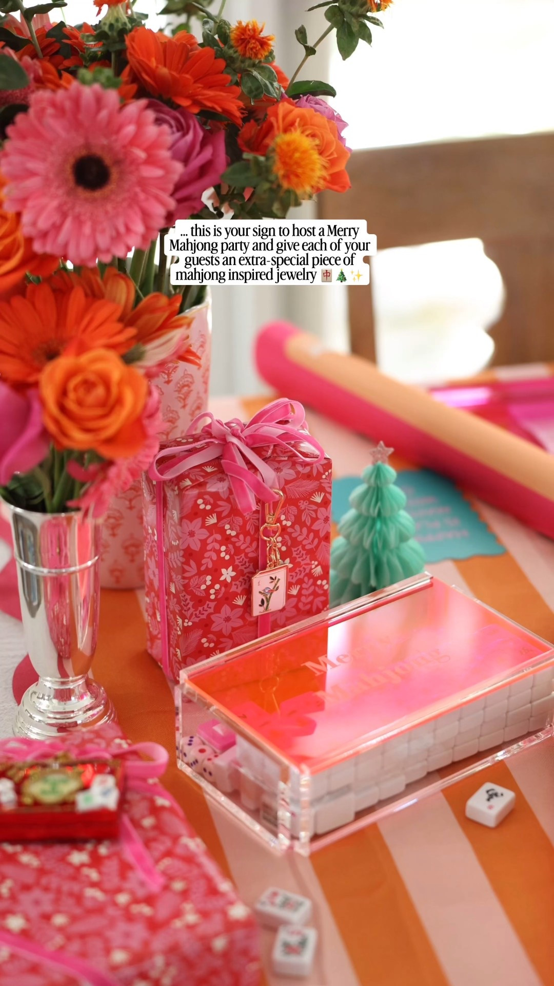 A very merry mahjong holiday party 🎄🀄️✨🪩

#LTKHoliday #LTKSeasonal #LTKHome