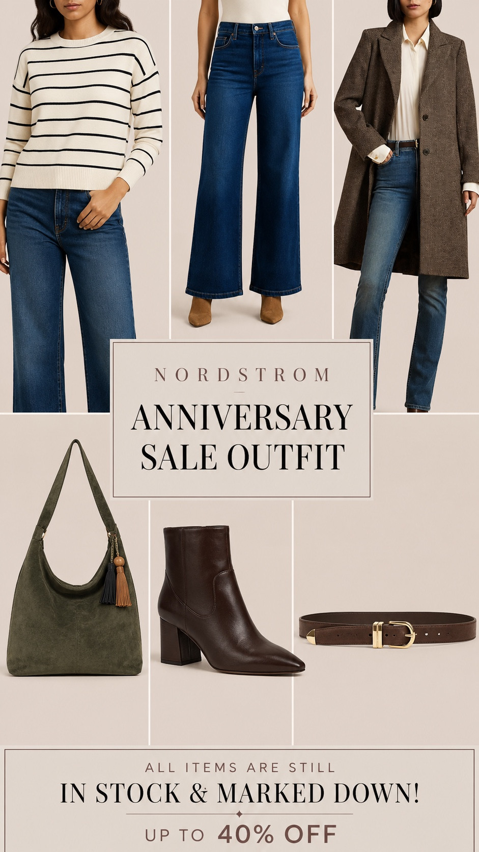 Nordstrom anniversary sale outfit ✨

Nsale. Nord. Sale. Deal. Markdown. Annual sale. Jeans. Belt. Bag. Suede. Jacket. Boots.

#LTKSaleAlert #LTKSeasonal