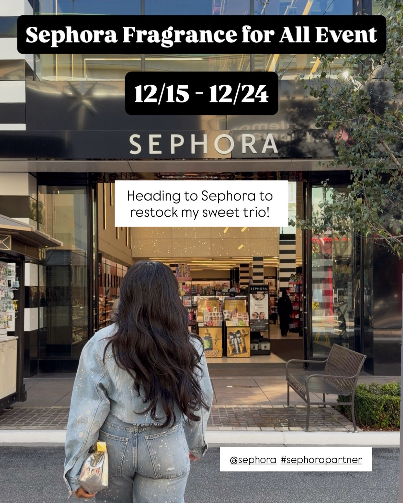 I am so ready to restock my go to layering combo during Sephora’s Fragrance For All Event! Starting now though 12/24, Beauty Insider members get 20% off full-size fragrances with code SAVESCENTS. 
These are my top 3 picks: Glossier You Doux, KAYALI Vanilla Candy Rock Sugar,  & Brown Girl Jane Carousel 
Beauty Insider members also get FREE same-day delivery with code QUICKGIFTS, or you can Buy Online, Pick Up In Store for convenience! 

If you’re not a Beauty Insider yet, it’s the rewards program you’re missing out on and it’s free to join! Shop fragrances at Sephora now! #SephoraPartner @sephora

