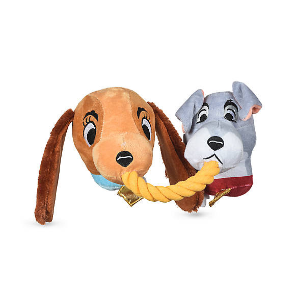 Disney100 Lady and the Tramp Rope Dog Toy - Plush, Crinkle, Squeaker | PetSmart