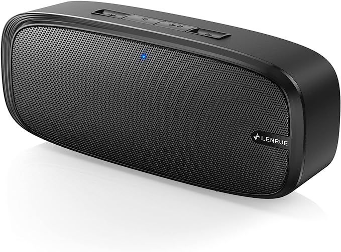 LENRUE Bluetooth Speaker, Wireless Portable Speaker with Loud Stereo Sound, Rich Bass, 12-Hour Pl... | Amazon (US)