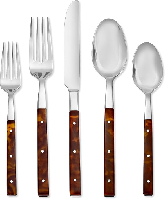 Hampton Forge St. Laurent, 5-Flatware Piece Set, 0.75 LB, Multi | Amazon (US)