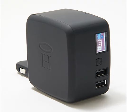 HALO Powercube 10K w/ Built-In Wall Plug & Car Charger | QVC