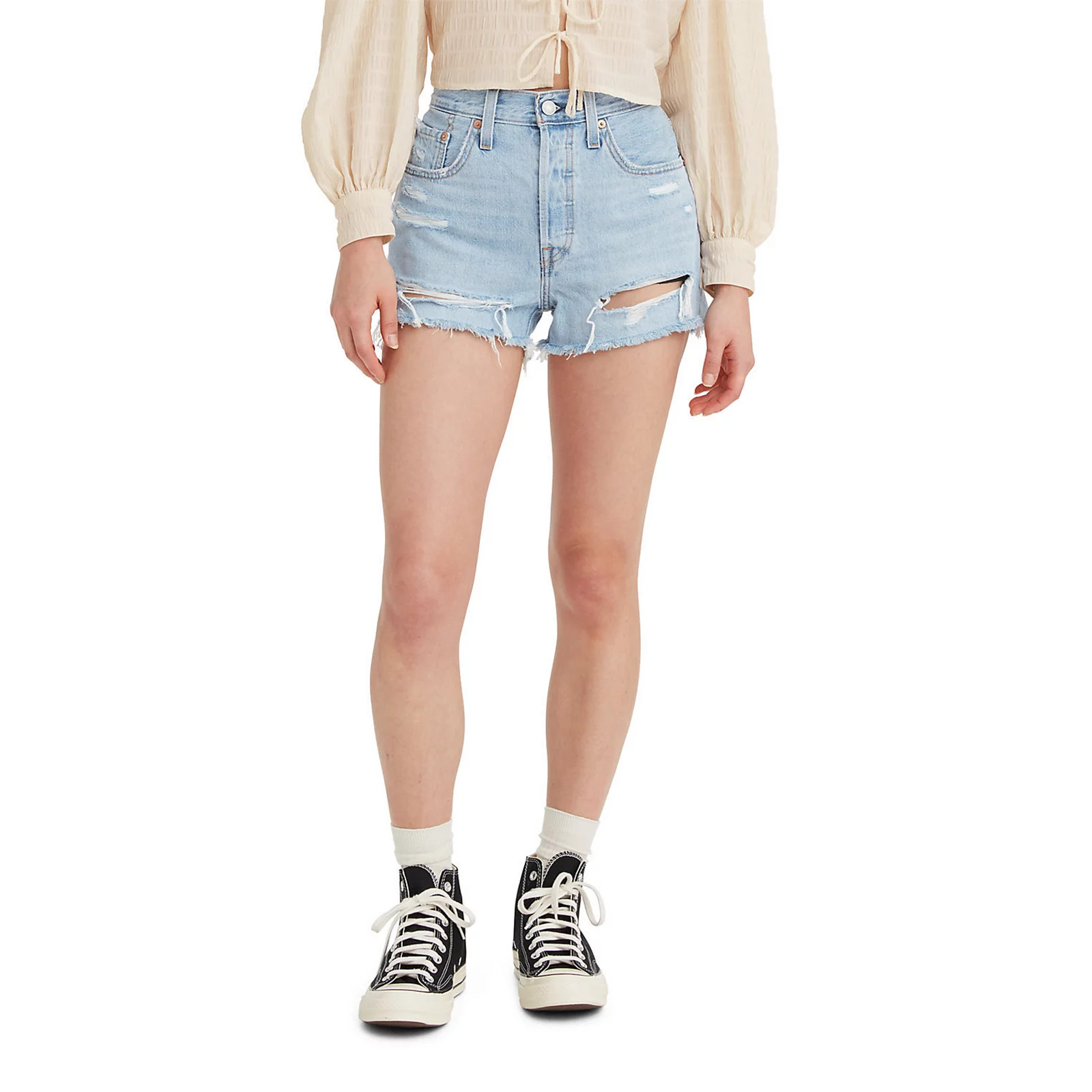 Women's Levi's 501 Original Jean Shorts, Size: 29(US 8)Medium, Med Blue | Kohl's