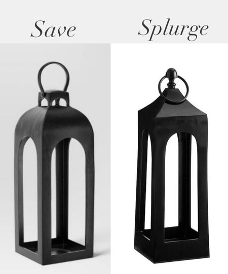 Black metal lanterns make great patio decor. Here are two options at two price points.  Multiple sizes available.


#LTKSeasonal #LTKfamily #LTKhome