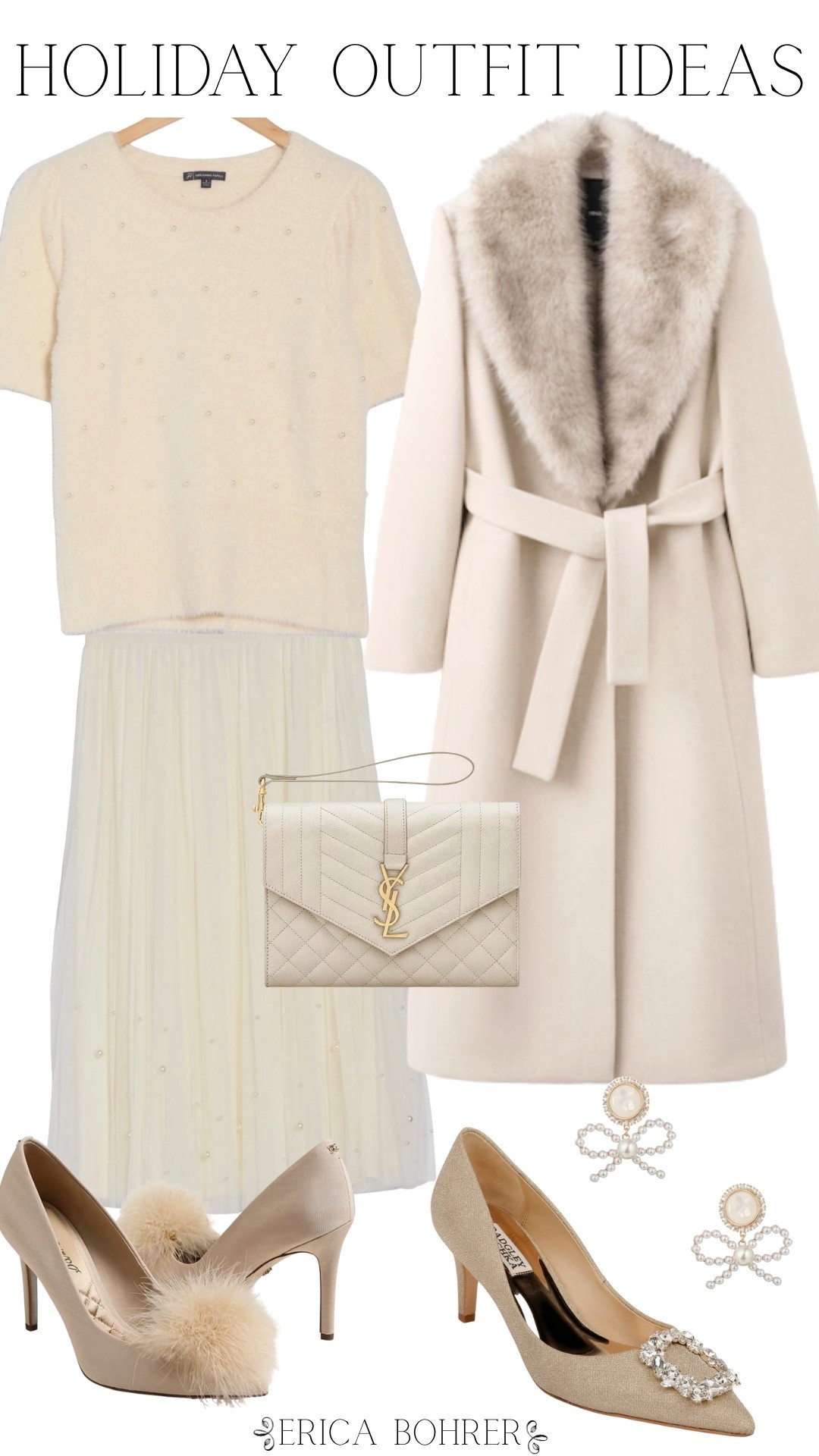 Cream Colored Holiday Outfitt

#LTKHoliday