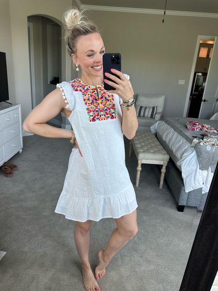 One of my favorite Amazon dress! Wearing a size small. Perfect for cinco de mayo, a vacation to Mexico or family pictures on the beach. This dress comes in tons of colors 

#LTKfindsunder50 #LTKstyletip #LTKsalealert