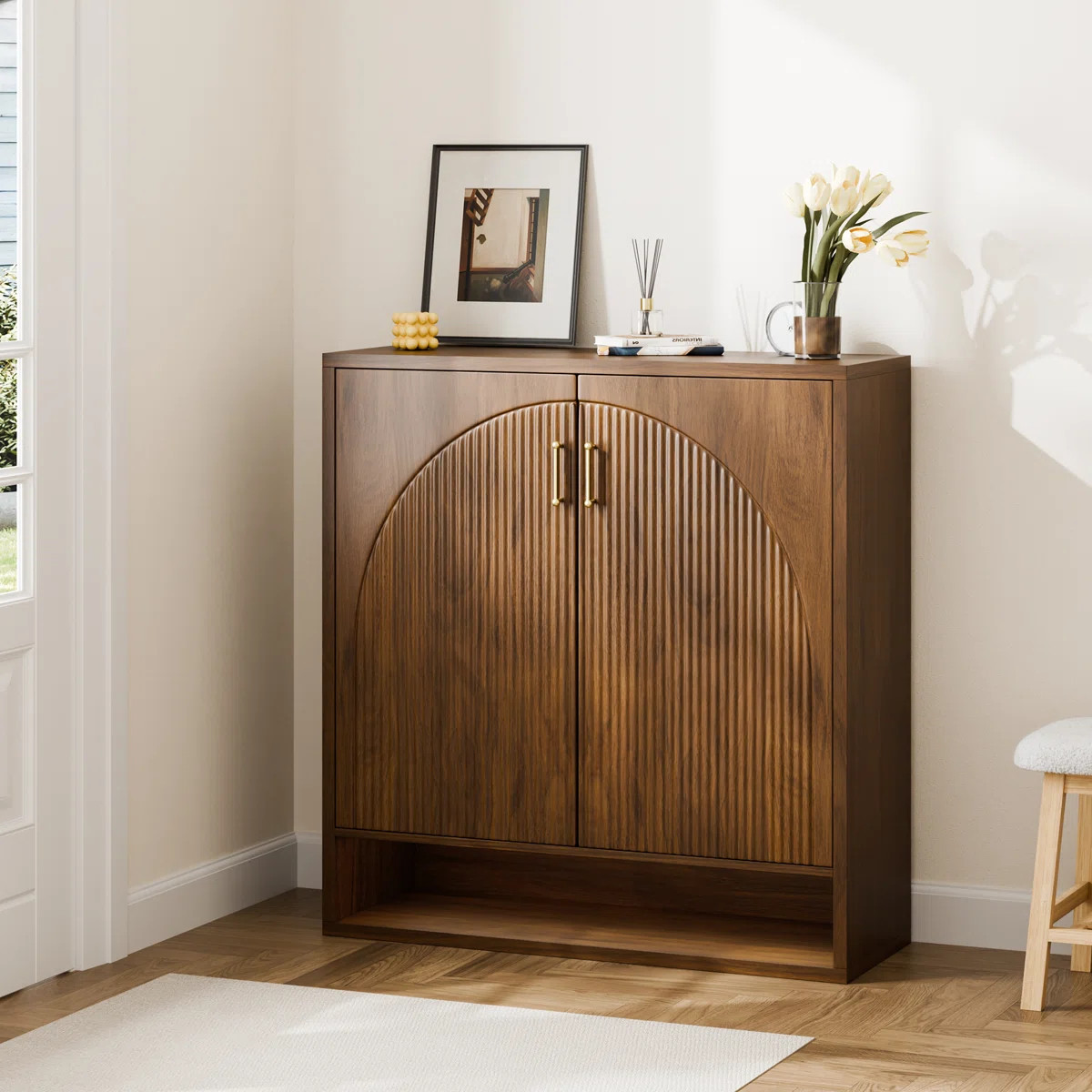 24 Pair Shoe Storage Cabinet with Adjustable Shelves | Wayfair North America