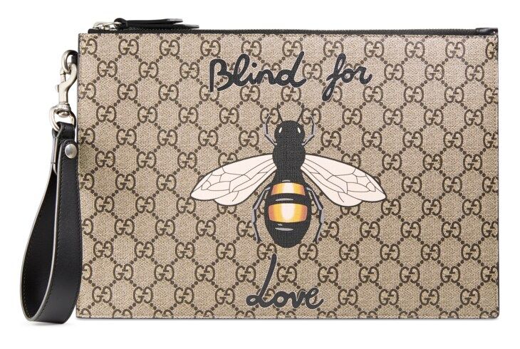 Gucci - Gucci Bestiary pouch with bee | Gucci (US)
