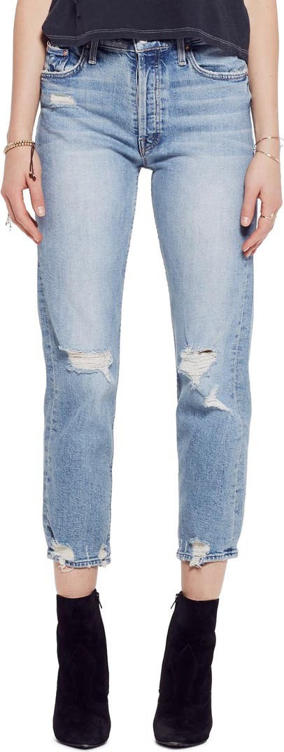 The Tomcat Ripped Crop Straight Leg Jeans | Nordstrom