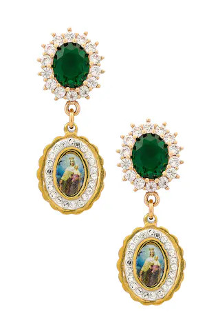 Virgin Drop Earrings in Gold | Revolve Clothing (Global)