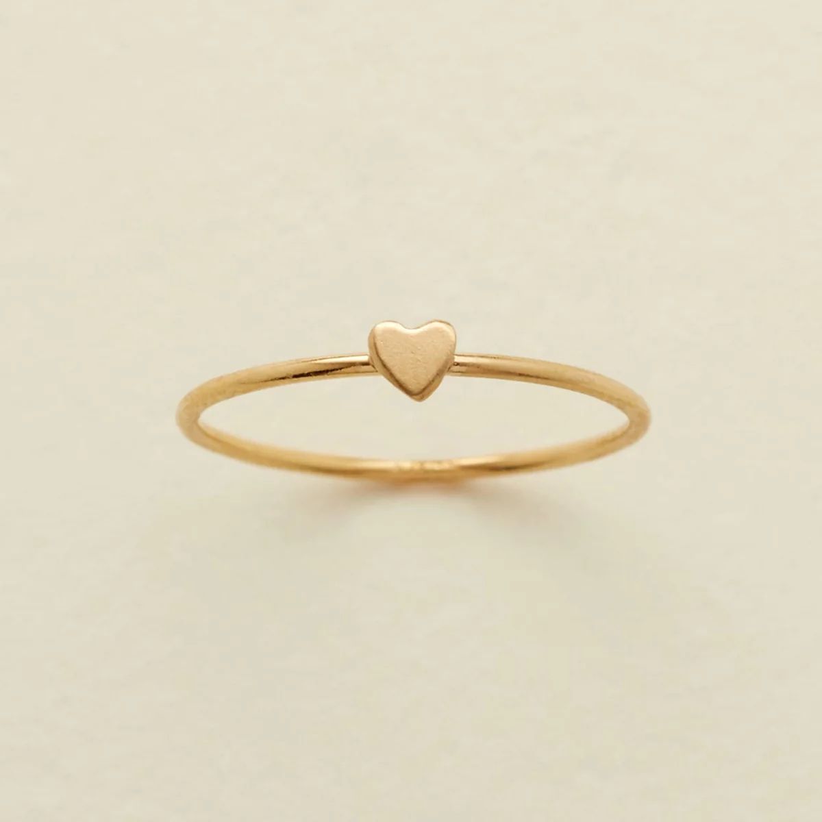 Made By Mary Heart Stacking Ring | Handmade, A Reminder Of Self-Love | Made by Mary (US)