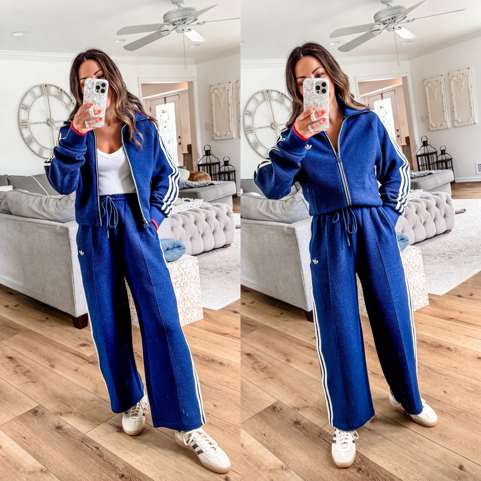 Small jacket. Pants small. Sneakers size down half. @adidas #adidaspartner #createdwithadidas

#LTKOver40 #LTKPetite