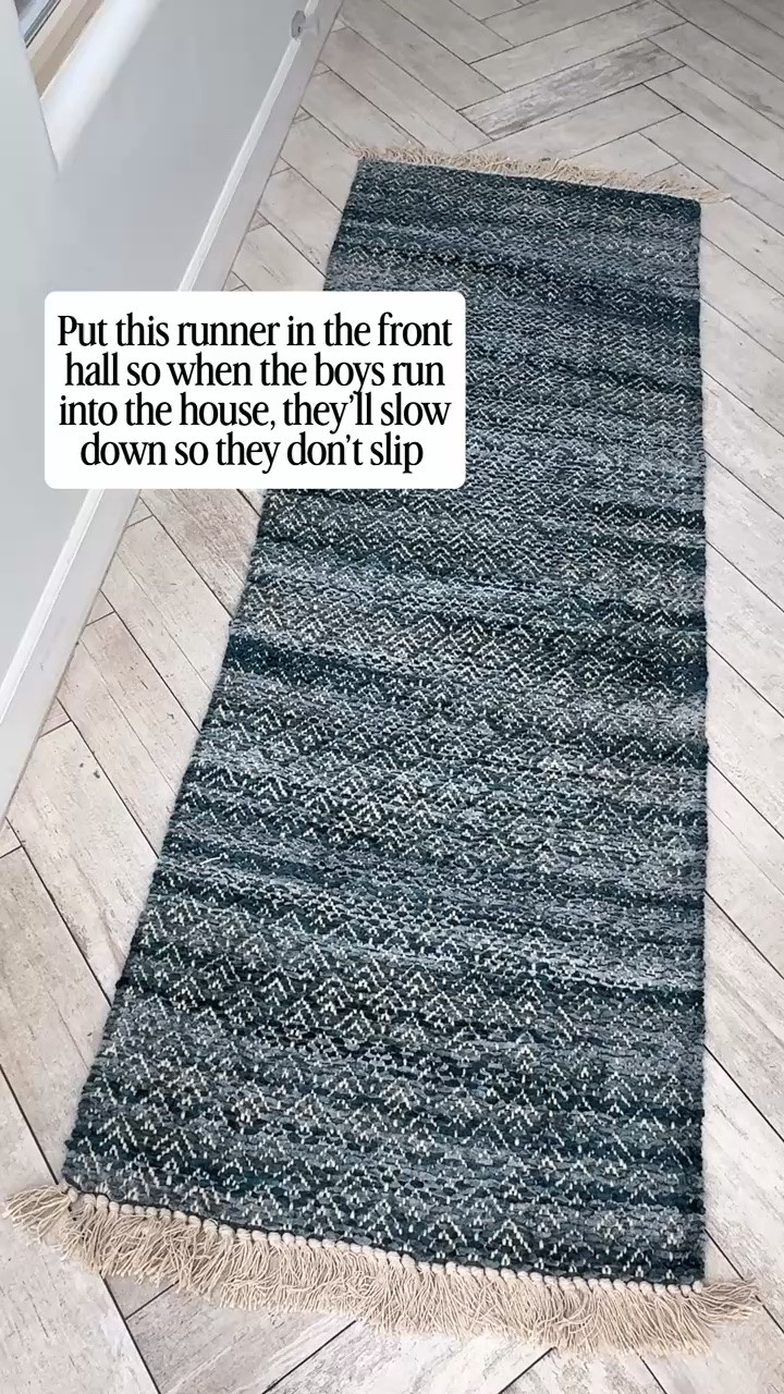 A $50 runner is sick a score, love this hand loom rug.  A nice fall decor edition.  

@Target ￼

#LTKHome #LTKmomlife #LTKSeasonal