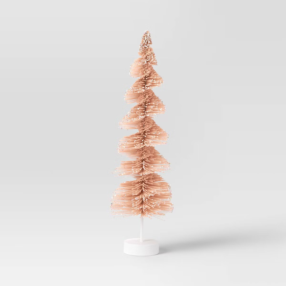 24" Spiral Christmas Bottle Brush Tree Sculpture - Wondershop™ | Target