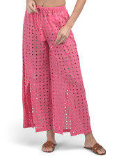 Cotton Eyelet Cover-up Pants | Cover-ups | Marshalls | Marshalls