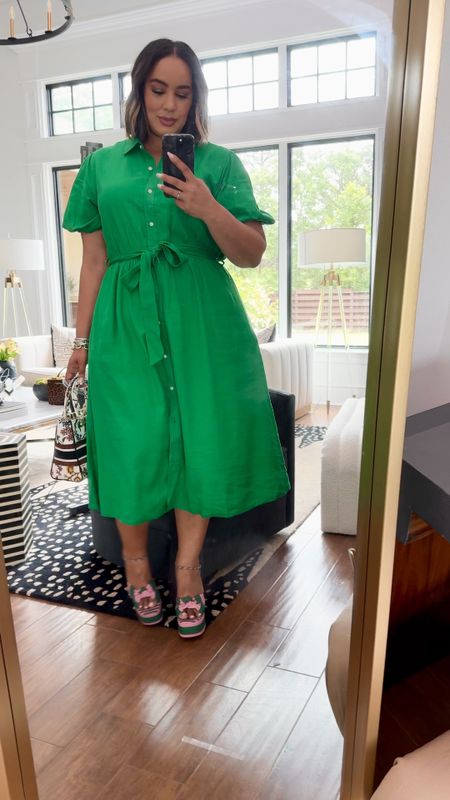 Living in this @Walmart linen dress all summer long! Perfect dress for brunch, outings, birthdays or church! Cute with sandals also. Wearing the xxl #walmartpartner #walmartfashion @walmartfashion

#LTKPlusSize #LTKFindsUnder50 #LTKMidsize