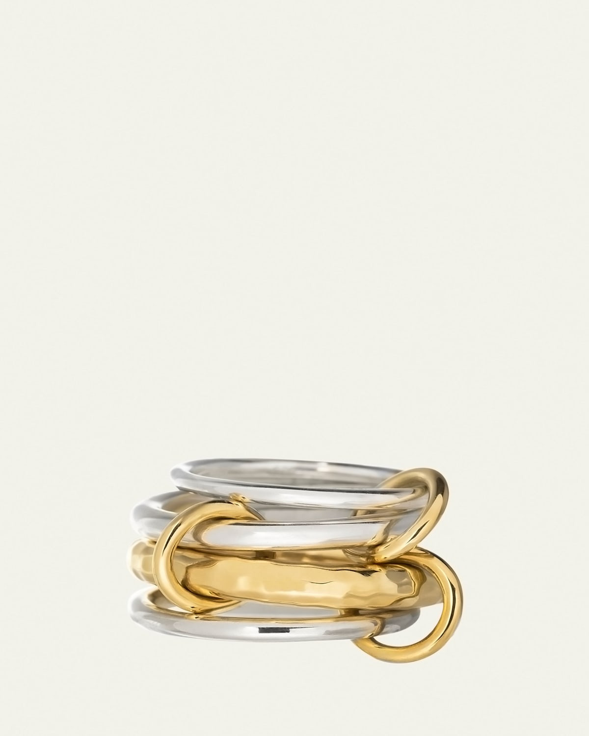 Janssen SY Vulcan Ring in Sterling Silver and 18K Yellow Gold | Bergdorf Goodman