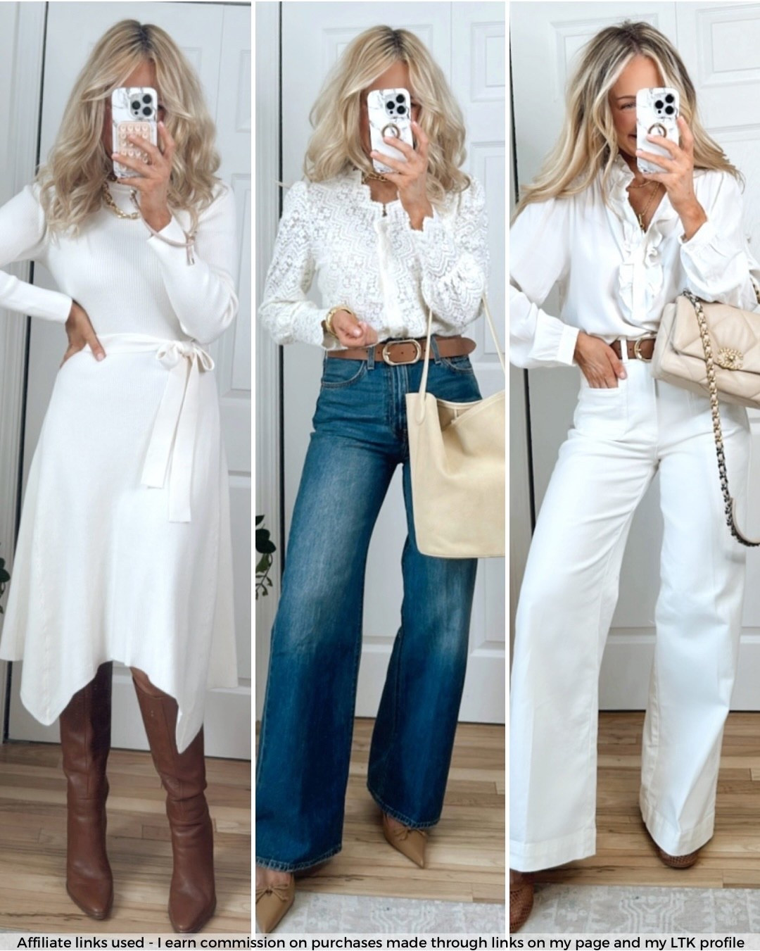 White outfits for spring 🐣🌸🌱

Amazon spring dress
Amazon lace top
Amazon jeans
