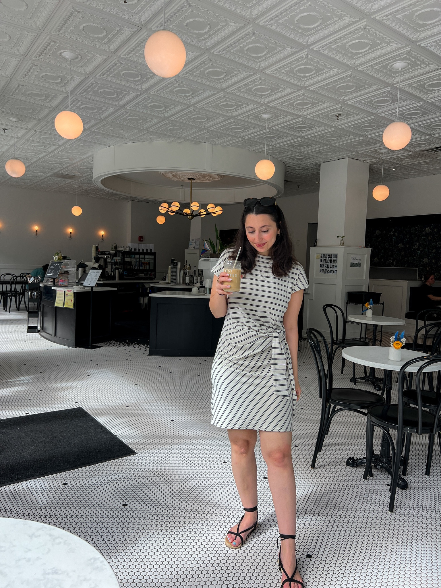 Let’s grab coffee outfit: white wrap dress and sandals 🤍

#GAP #whitedress #howyouweargap #coastalgrandmotheroutfits #coffeerun

#LTKsalealert #LTKstyletip #LTKtravel