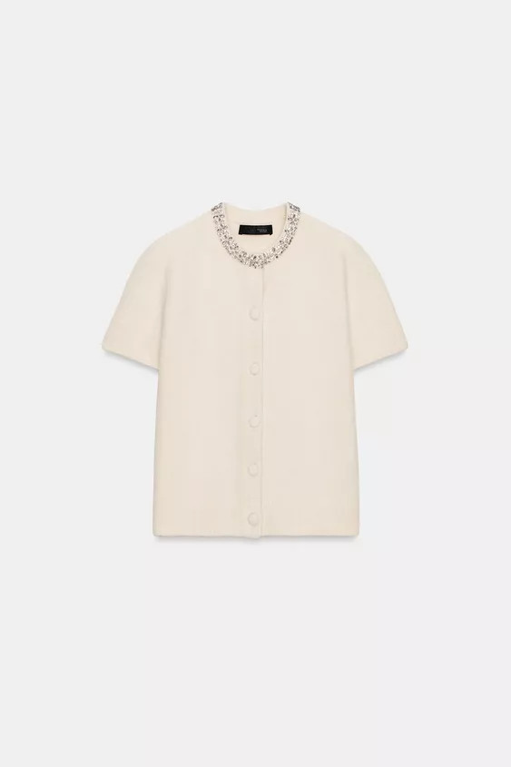 POINTELLE-STRICKJACKE | Zara US