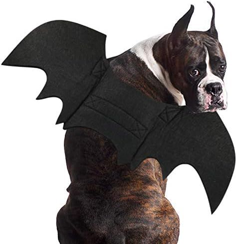 Rypet Dog Bat Costume - Halloween Pet Costume Bat Wings Cosplay Dog Costume Cat Costume for Party XL | Amazon (US)