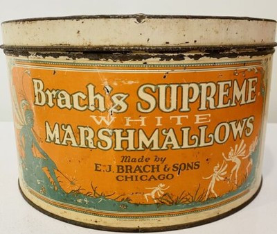Vintage Brach's Supreme White Marshmallows Tin, 5 lb | eBay US
