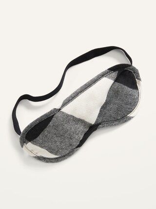 Plaid Flannel Sleep Mask for Adults | Old Navy (US)