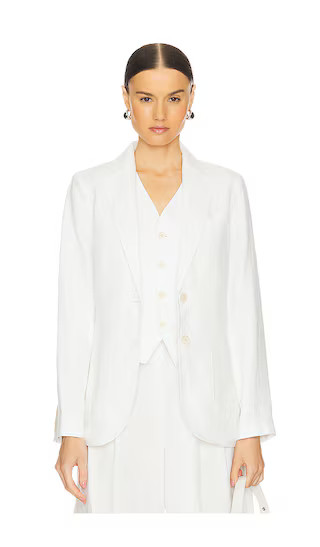 Polo Ralph Lauren Blazer in White. Size 0, 00, 10, 12, 14, 2, 4, 6, 8. | Revolve Clothing (Global)