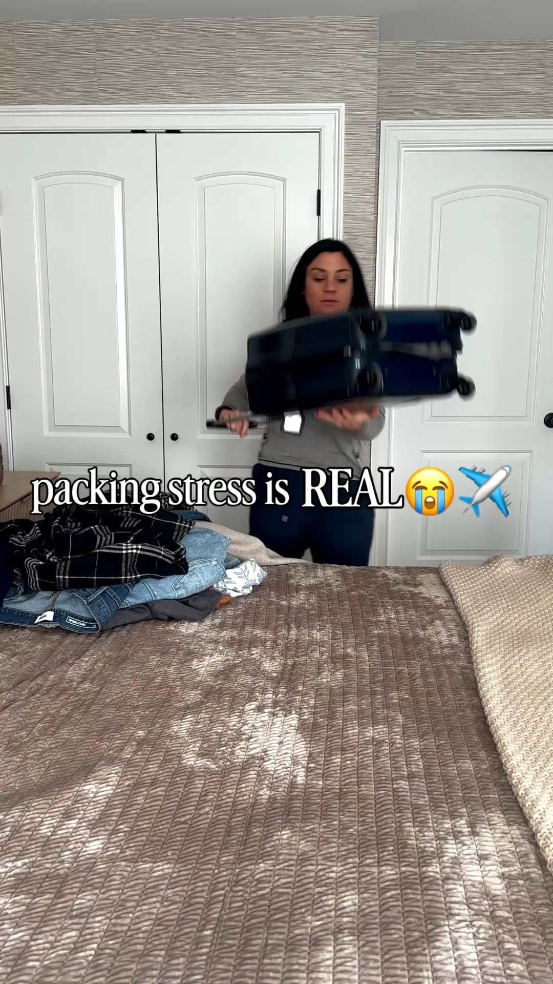 
Packing stress is real… especially when you refuse to pack less 🙃✈️

I’ve tried sitting on the suitcase.
I’ve tried forcing it closed.
Neither worked.

These vacuum travel bags were the real solution.
No air. No bulk. Still wrinkle-free.

I’m officially never packing without them again. 

#packingessentials

#LTKdayinmylife #LTKTravel